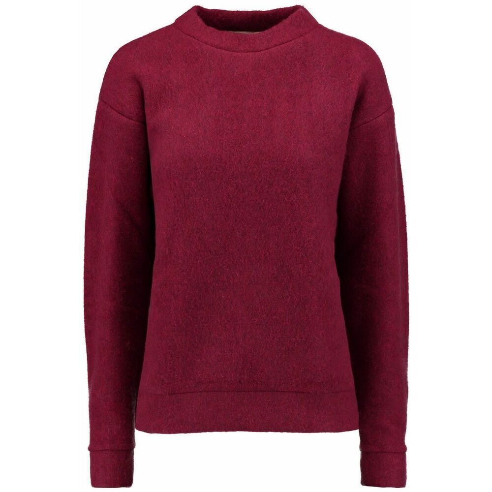 Etre Cecile Sweater Wool Fleece Boyfriend Sweatshirt In Bordeaux Size S $385